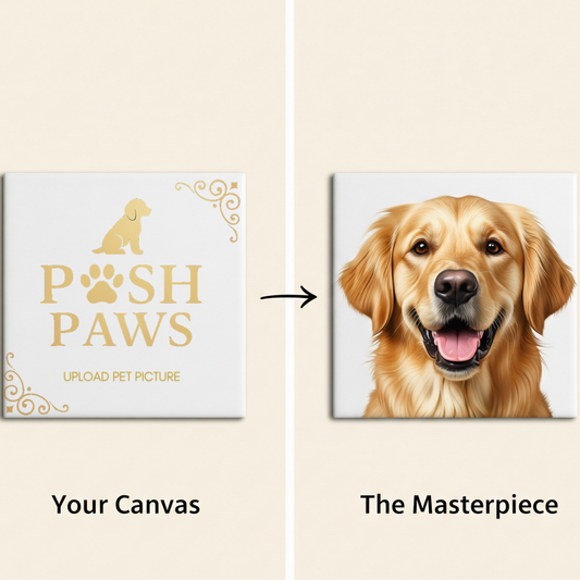 Bespoke Pet Portrait Tile - Your Pet, Your Style, Made in Portugal