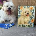 Bespoke Pet Portrait Tile - Your Pet, Your Style, Made in Portugal