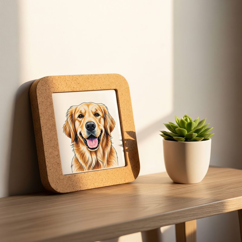 The Algarve Artisan Cork Portrait Tile